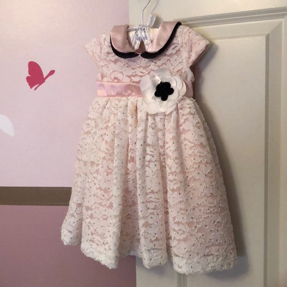 Girls Lace Dress Size 12M